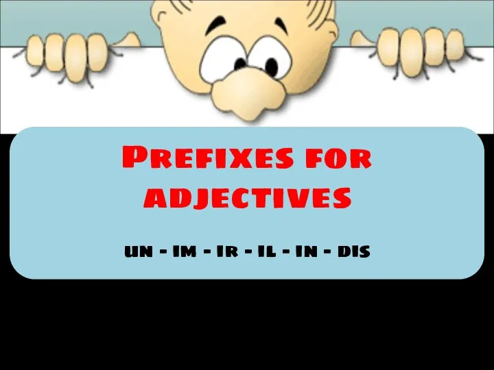 Prefixes for adjectives