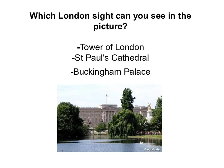 Which London sight can you see in the picture? -Tower of